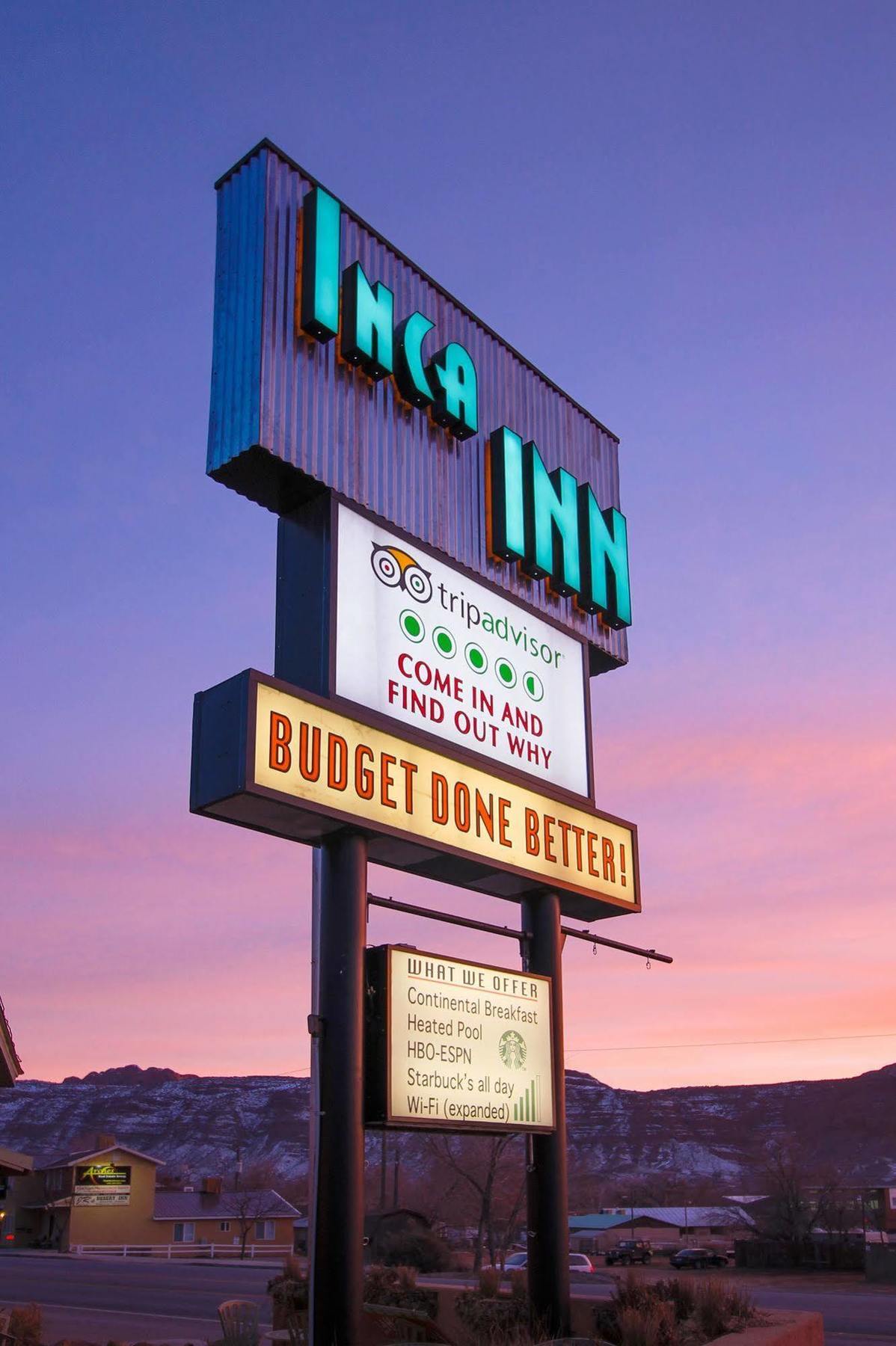 Inca Inn Moab Eksteriør billede